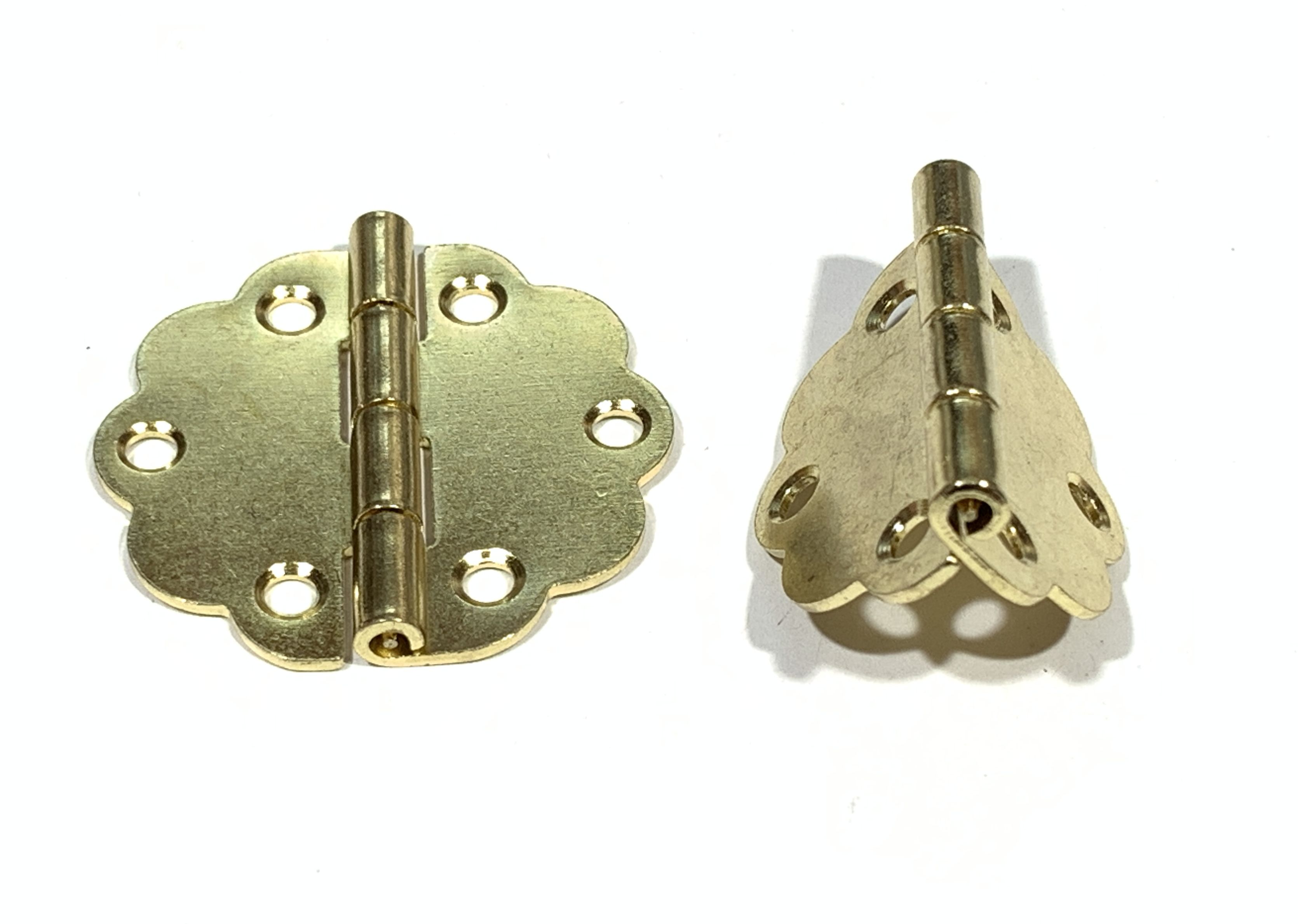 Brass Plated Steel Small Jewelry Box Hinge