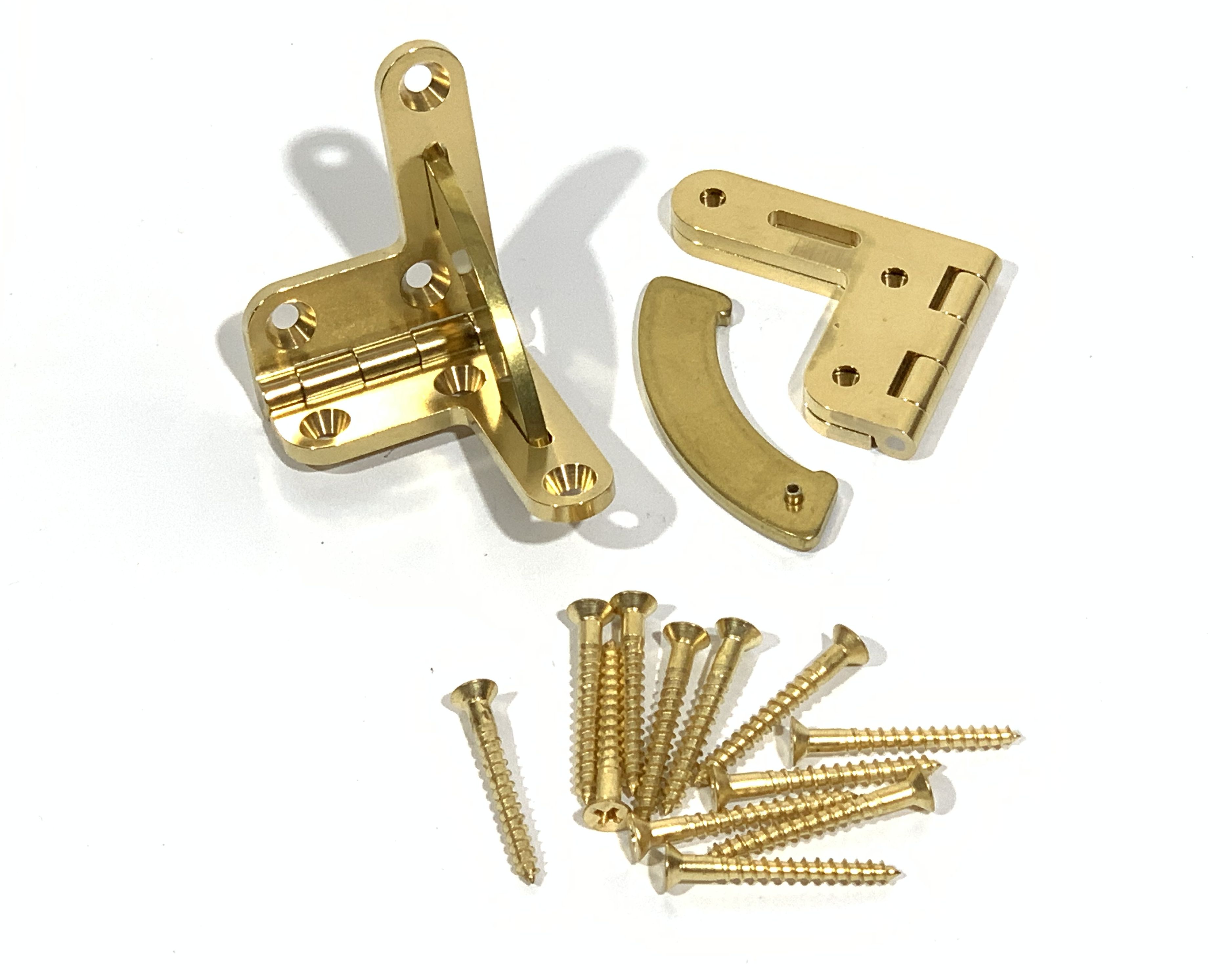 Brusso Small Brass Butt Hinge