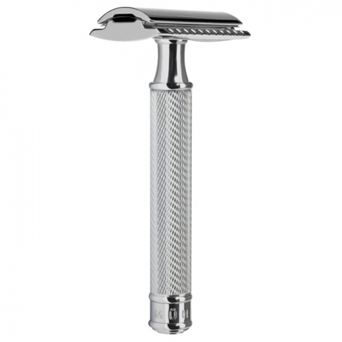 Razor, Safety, 3 Piece Construction, Chrome Plated Steel, Overall 95mm, 65gms, #709435 e9940.jpg