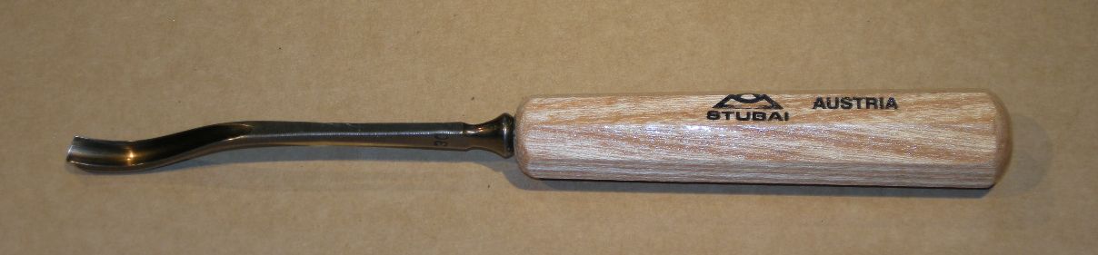 Chisel, Carving, Stubai 52 Series, Short Bent, Sweep 9 F4520.jpg