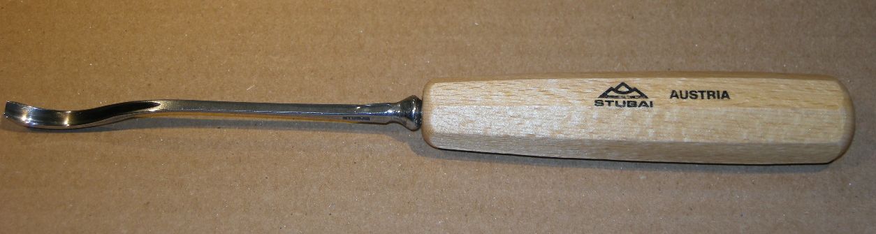 Chisel, Carving, Stubai 55 Series, Short Bent 60 deg. V, Sweep 44_product f5840.jpg