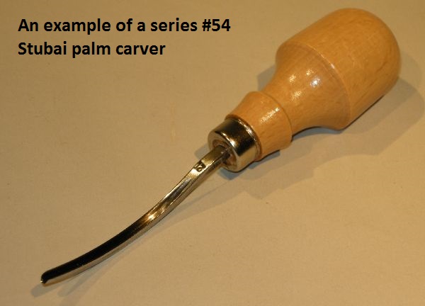 Hand Tool.... : Chisel, Carving, Palm, Stubai 57 Series, LONG BENT ...