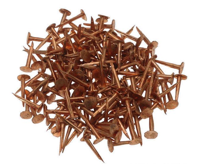 Brass & Copper Fasteners Tack, Copper, Shaker Style