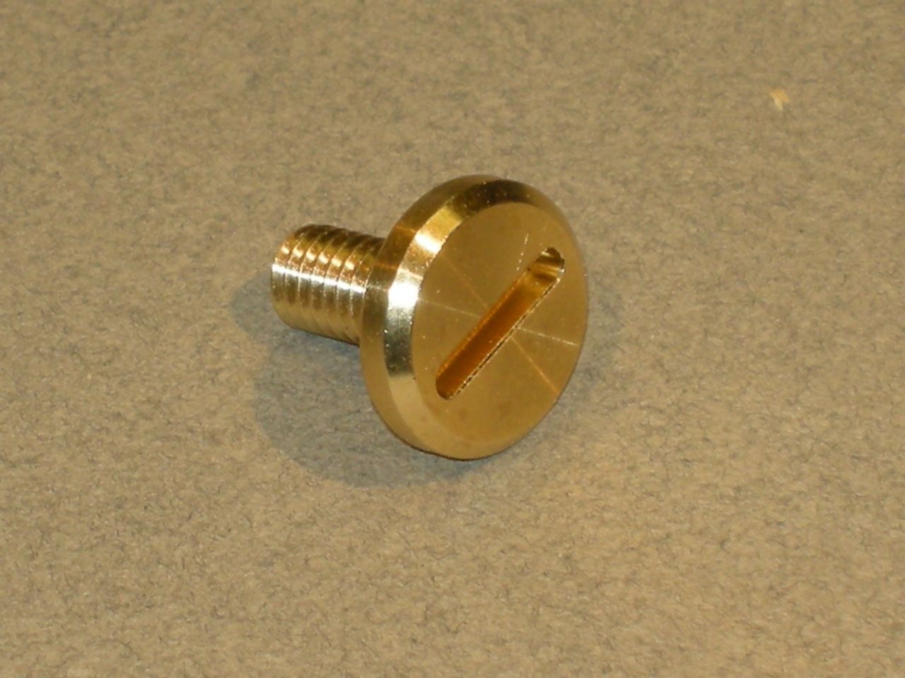 Thumbscrews & Thumbnuts Screw, Thumb, with Screwdriver Slot, Solid