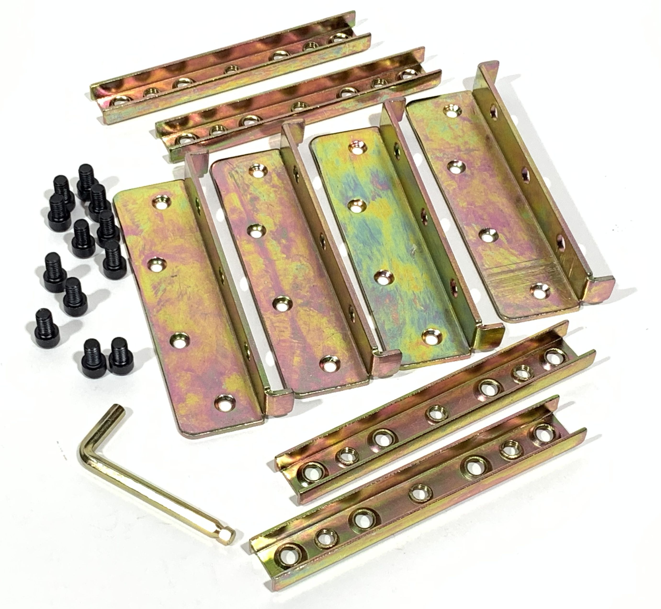 Bed, Bench & Cot Hardware Brackets, Bed, Heavy Duty, 120mm Height, 4