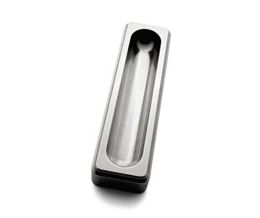 Pull, Flush, Box Handle, Stainless Steel, 3/4 inch (19.05mm) x 2 3/4 inches (69.85mm) x 3/8 inches (9.53mm) thick, Pair, #JB h7041.jpg