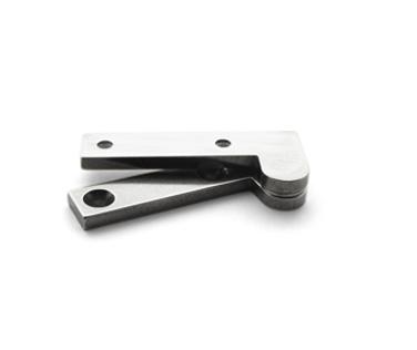 Hinge, Offset Pivot, Stainless Steel, 1 3/8 inch (44.45mm) x 5/16 inch (9.53mm) leaf, Pair, #L-37S h7063.jpg