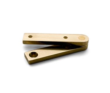 Hinge, Straight Pivot, Brass, 1 3/4 inch (44.45mm) x 3/8 inch (9.53mm) leaf, Pair, #ST-18 h7092.jpg