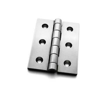 Hinge, Butt, Full Mortise, Stainless Steel, 2 inches (50.8mm) x 1 1/2 inches (38.10mm), Pair, #CB-407S h7136.jpg