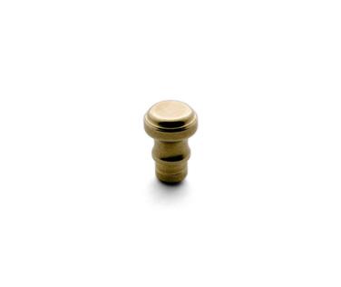 Knob, Brass, 5/16 inch (7.94mm) diameter, 5/16 inch (7.94mm) projection, with 3/16 inch (4.76mm) pin, Each, #MC-422 h7260.jpg