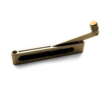 Stay, Lid, Brass, 4 5/16 inch (109.54mm) x 3/8 inch (9.53mm) Body, 3/4 inch (19.05mm) deep, Anchor pin 7/16 inch (11.11mm), E h7281.jpg