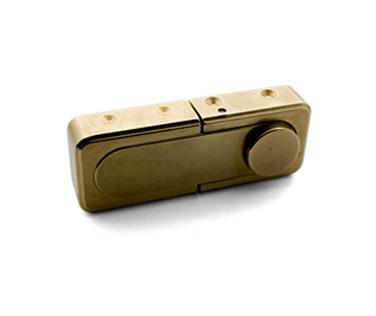 Brusso Latches & Catches : Latch, Mortise, Brass, 2 inches (50.80mm) x ...