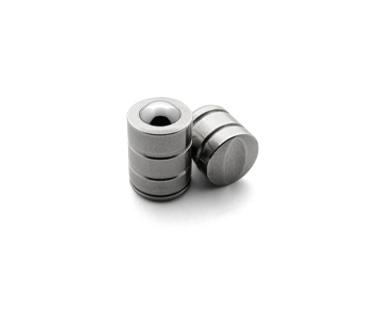 Catch, Ball, Stainless Steel, with Keeper, 1/4 inch (6.35mm) diameter, Each, #BC-263S h7333.jpg