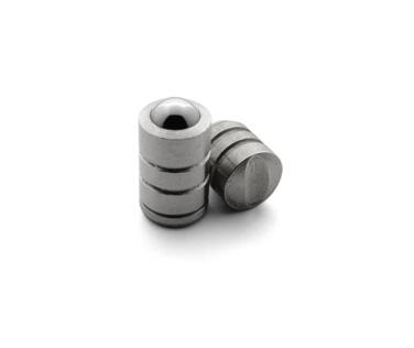 Catch, Ball, Stainless Steel, with Keeper, 11/32 inch (8.73 mm) diameter, Each, #BC-265S h7335.jpg