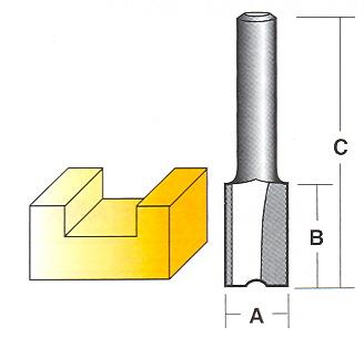 Bit, Router, Straight, Solid Carbide, Dual Flute, 1/4 inch Shank r0026.jpg