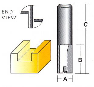 Bit, Router, Straight, TCT, End Cutting, # 1/2 inch Shank r0140.jpg