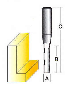 Bit, Router, Slot Mortice, Dual Flute, 1/2 inch Shank r0149.jpg