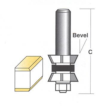 Bit, Router, Double Flush & Bevel Trimmer, Laminate, Assembly on arbor, TCT, 4 Flute, 22mm Mid Bearing r0303.jpg