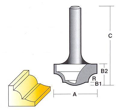 Bit, Router, Face Forming, TCT, Dual Flute, Traditional Classical Bit r0590.jpg