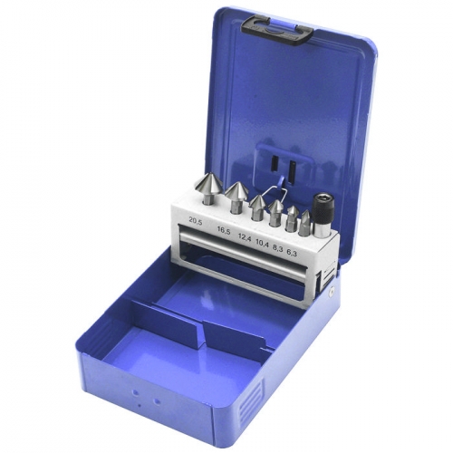 Countersinks Countersink, 90deg., High Speed Steel, set of 6 plus