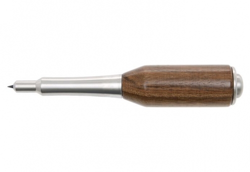 Punch, Centering, for Hinge Fitting, Overall 143mm, Walnut Handle, 145gms, #717214 t0987.jpg