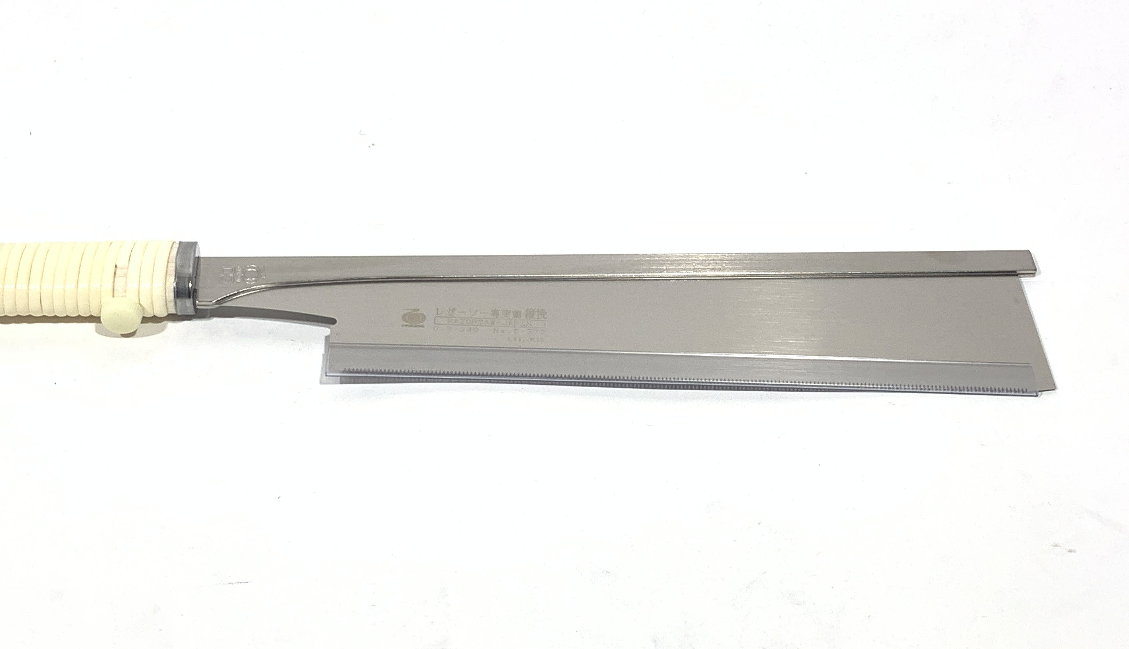 Saw, Japanese, Dozuki, Noko, RIP Tooth, 50mm MAX CUT, Overall 530mm, Blade 0.3 x 240mm, Tooth Pitch 1.0mm (25.4TPI), Cane Hand t1395.jpg