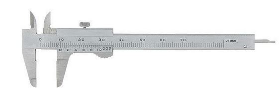 Calipers LIST OF ALL Caliper Vernier Mini Slide Action Analog Inside Outside Depth Stainless Steel Slide Screw Stop Range 70mm 707243