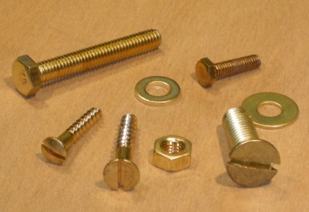 Brass Set Screws, Wood Screws